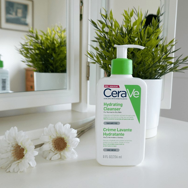 Cerave Hydrating Facial Cleanser 237ml – Gentle Moisturizing Face Wash