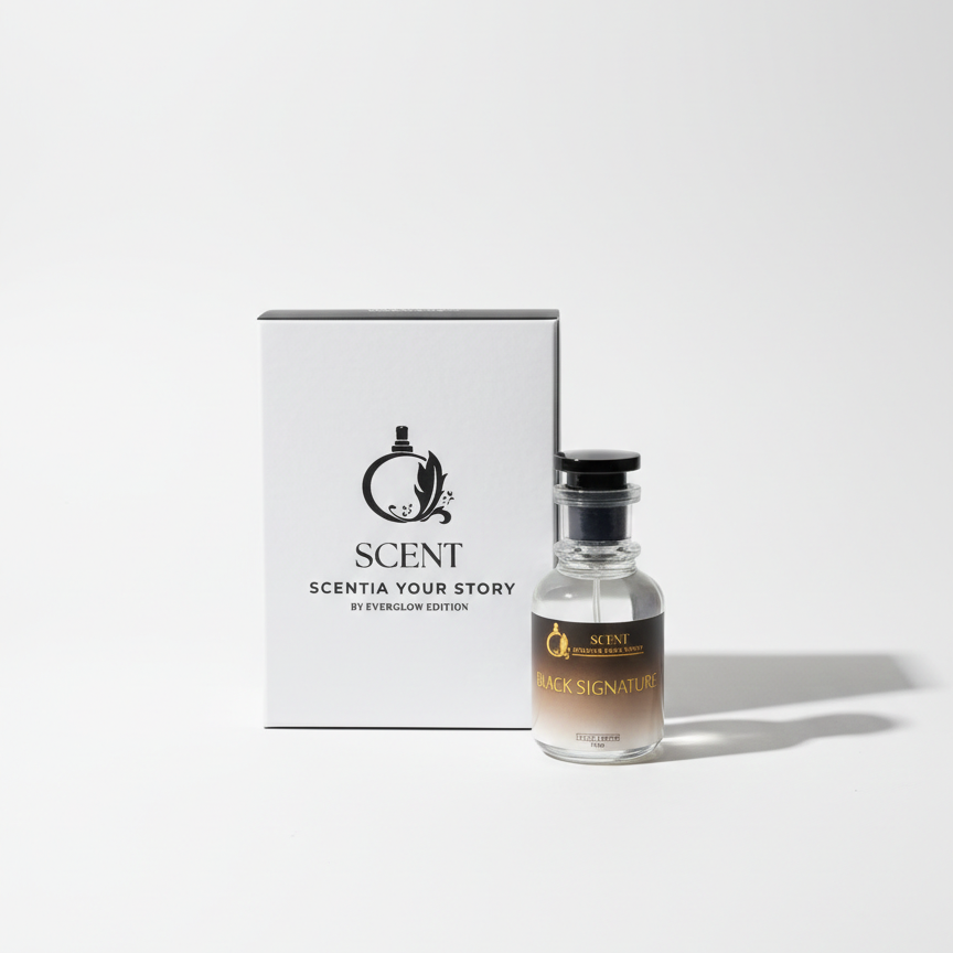 Scentia Your Story Black Everglow Perfume – Long-Lasting Luxury (50ml)