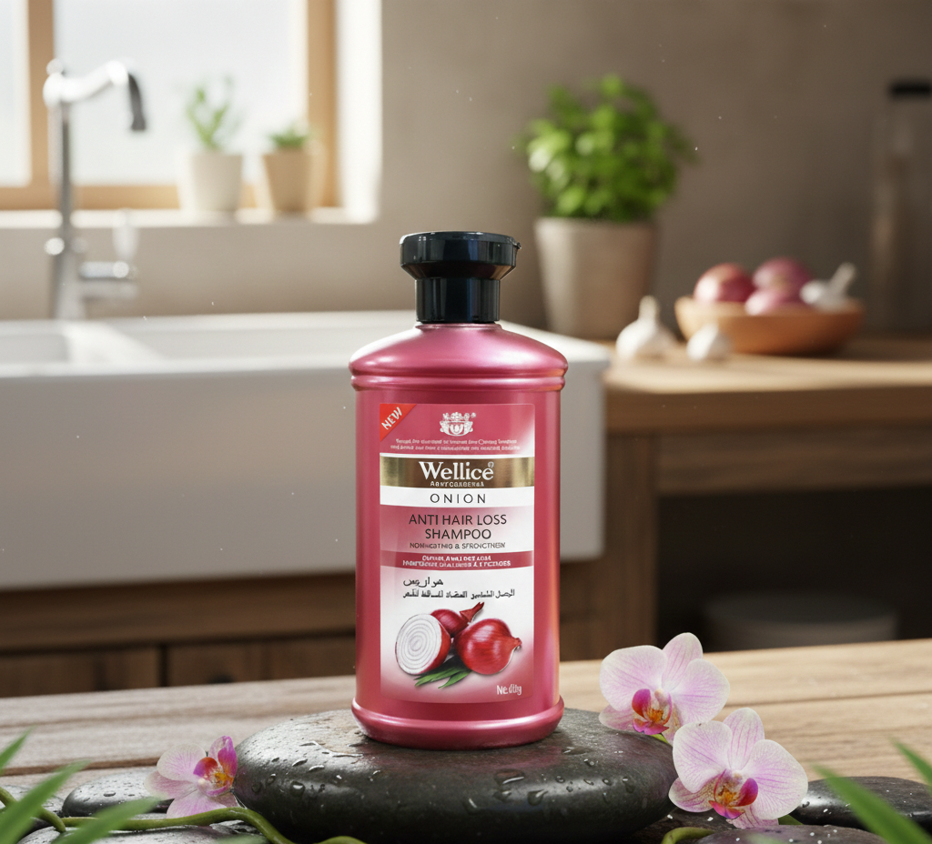 Wellice Professional Onion Anti Hair Loss Shampoo – 400g