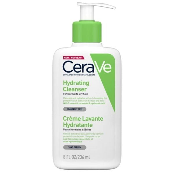 Cerave Hydrating Facial Cleanser 237ml – Gentle Moisturizing Face Wash