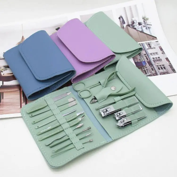 16-in-1 Nail Manicure Kit – Stainless Steel Set