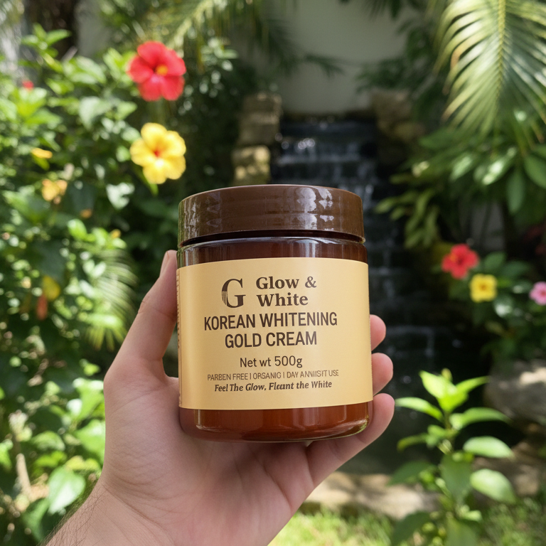 Glow & White Korean Gold Whitening Cream 250g