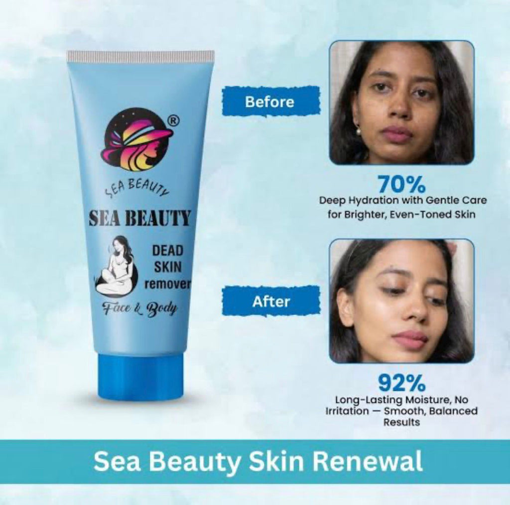 Sea Beauty Dead Skin Remover | Exfoliating Peeling Gel for Face & Body