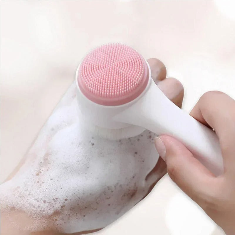 3D Silicone Face Cleanser & Massage Brush