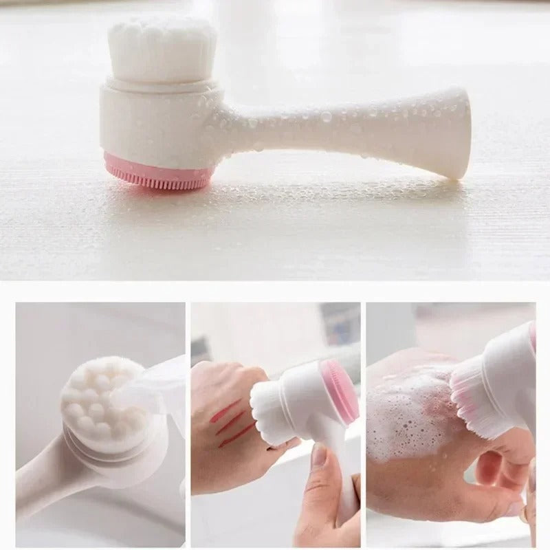 3D Silicone Face Cleanser & Massage Brush