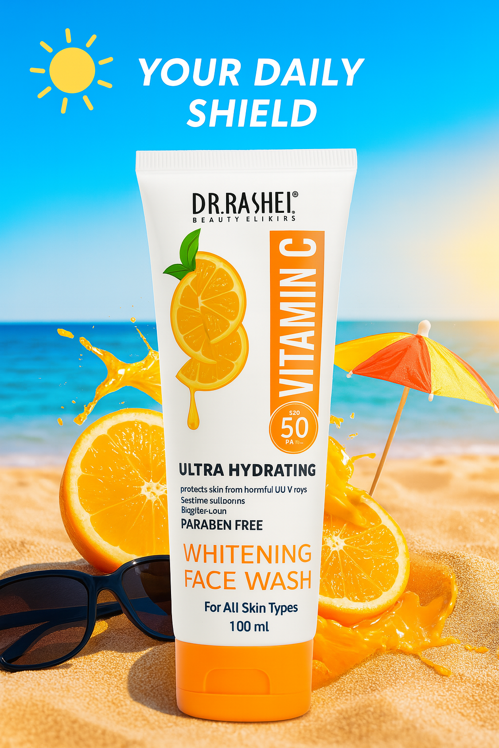 Dr Rashel Vitamin C Ultra Hydrating Whitening Face Wash