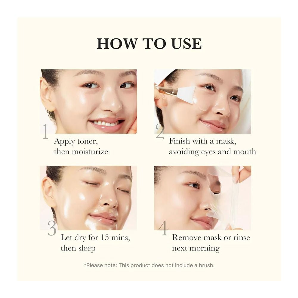 Medicube Turmeric Overnight Peel-Off Mask 75ml with Collagen for Glowing, Firm Skin – Made in Korea