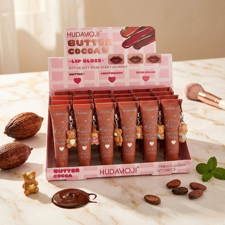 Hudamoji Multi-Shade Butter Cocoa Matte Lip Gloss