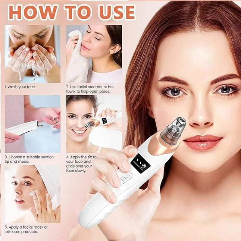 Digital Blackhead Remover – Electric Pore & Acne Cleaner