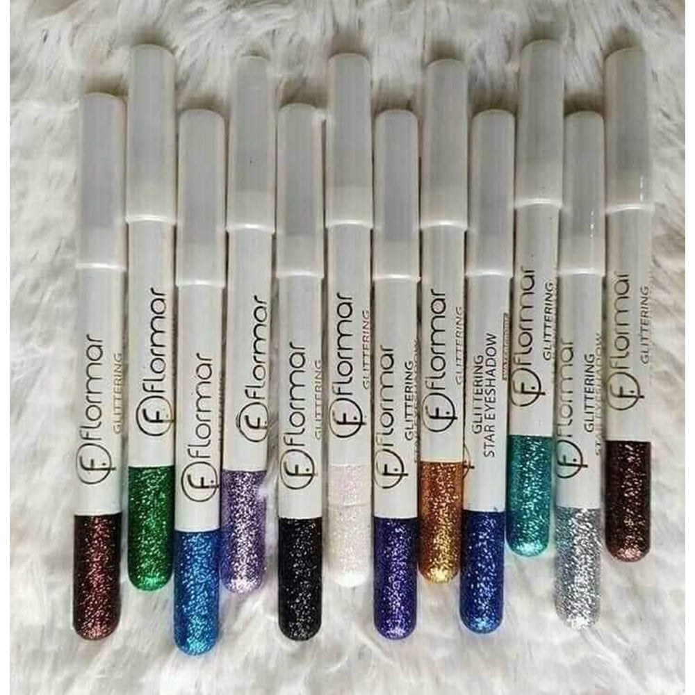 Pack of 12 Flormar Glitter multipurpose pencils