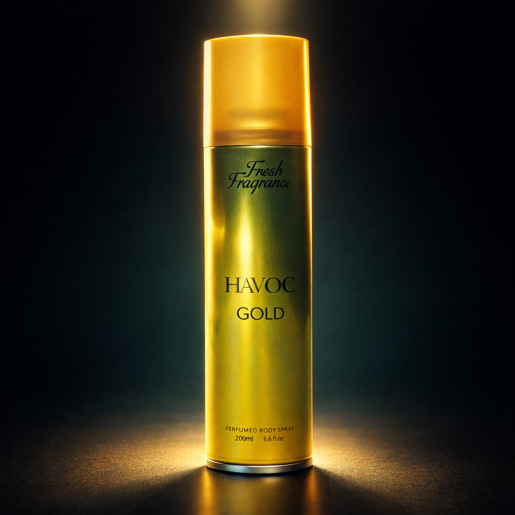 Havoc Gold Fresh Fragrance Perfumed Body Spray 200ml