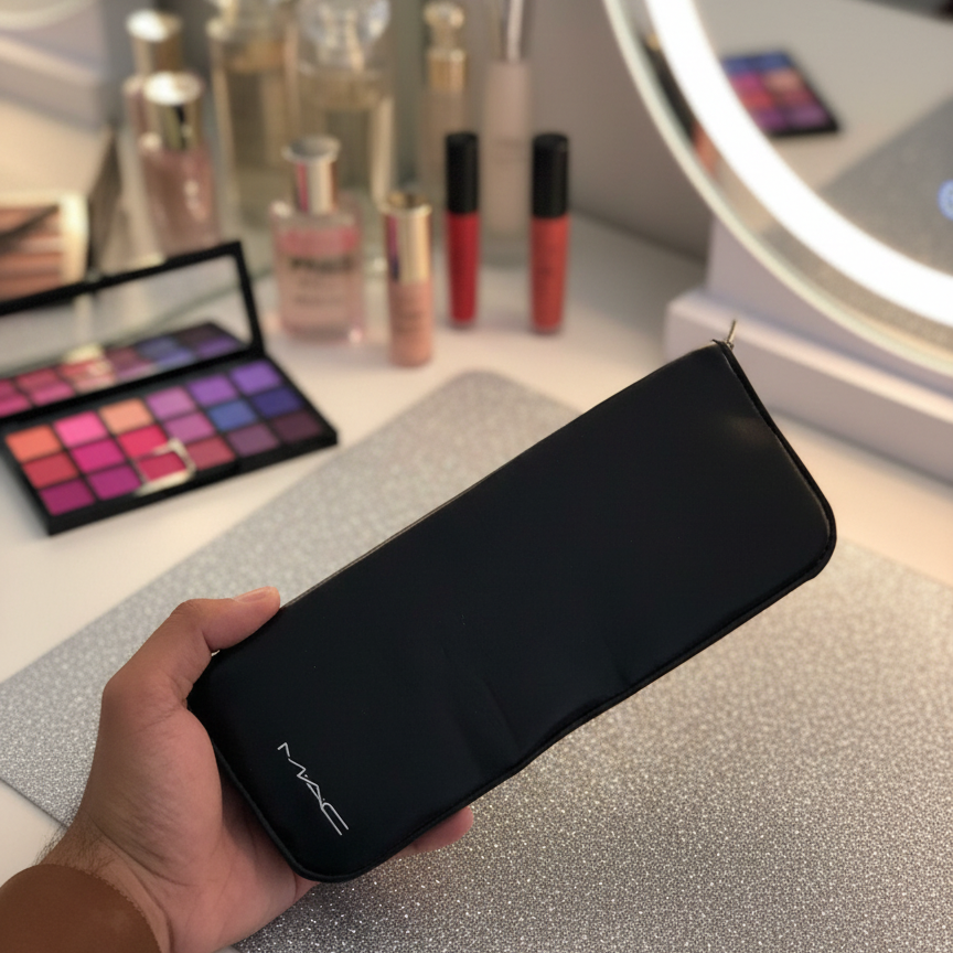 Mac Makeup Brush Set In A Black Travel Case Perfect Choice