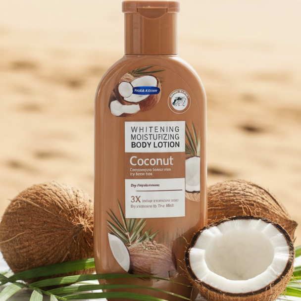 Premium Coconut Whitening Moisturizing Body Lotion - Luxurious Skincare