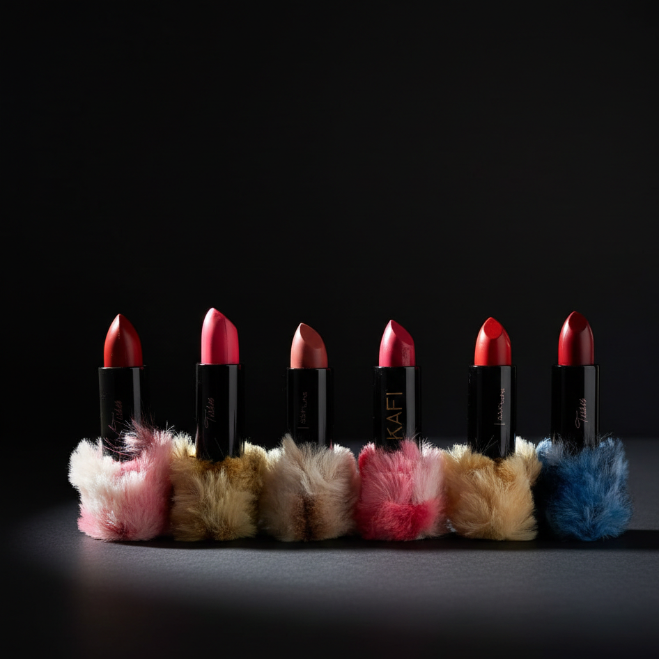High Pigmented Fur Style Fluffy Lipstick