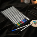 12 Pcs Multicolor Eyeshadow & Eyeliner Pencils Set