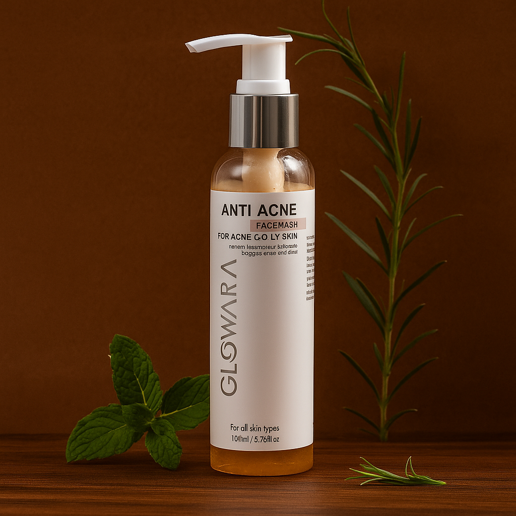 Glowara Anti Acne Face Wash – Deep Cleansing Formula with Anti-Microbial & Oil-Control Ingredients