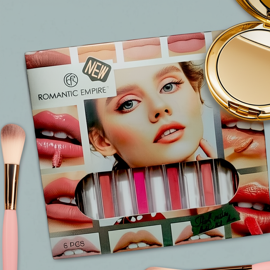 6-Piece Matte Lip Gloss Set
