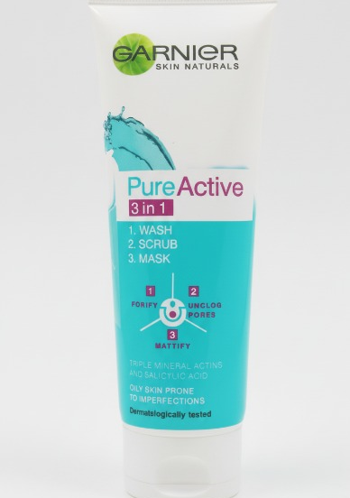 Garnier 3 in 1 Pure Active Face Wash – 100ml