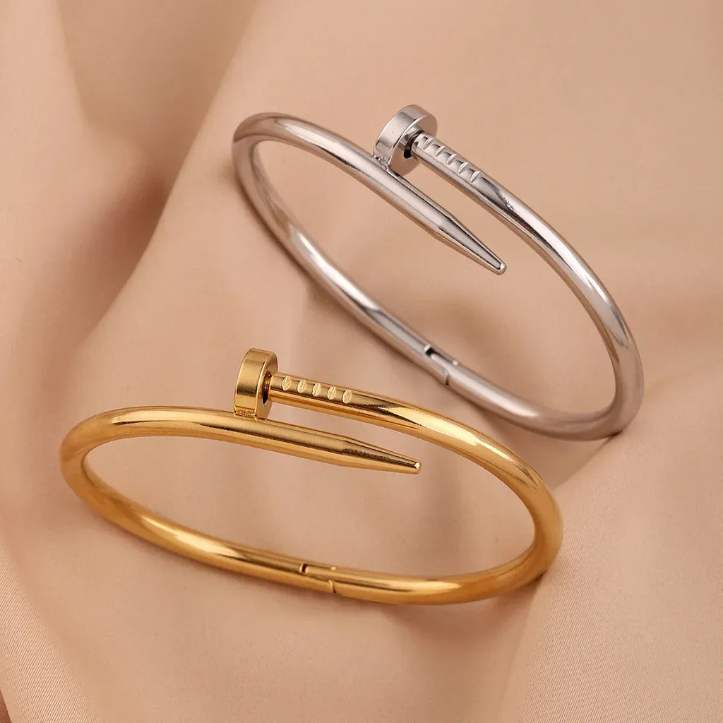 Gold Nail (Keel) Bracelet for Women – Daily Wear