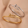 Gold Nail (Keel) Bracelet for Women – Daily Wear