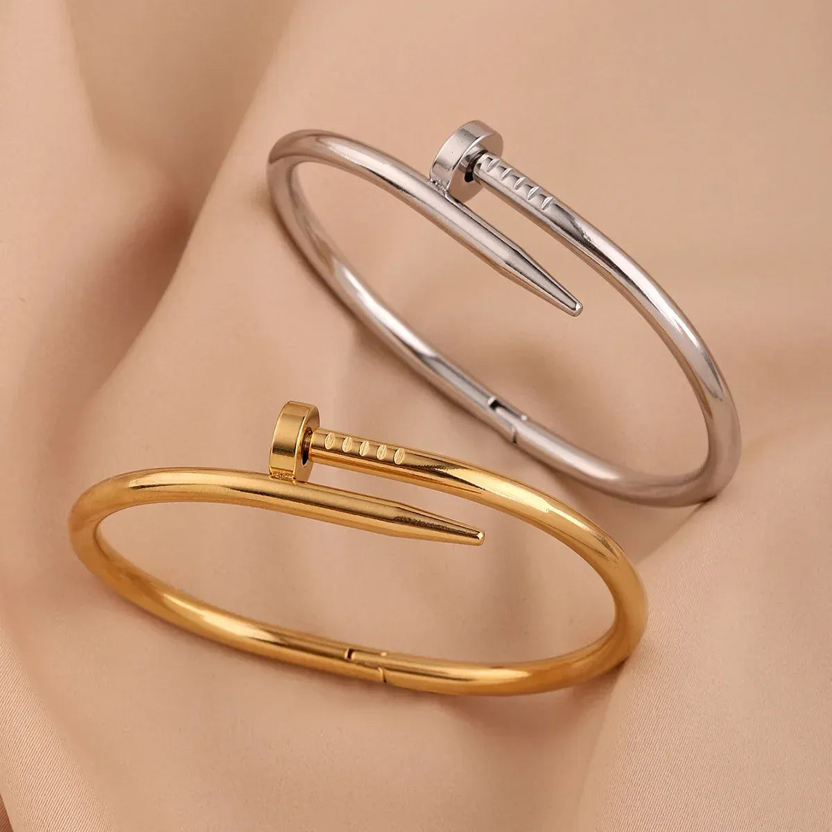 Gold Nail (Keel) Bracelet for Women – Daily Wear