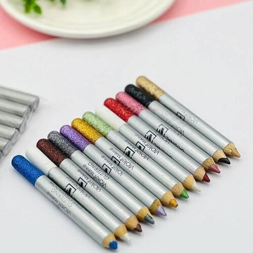 Pack of 12 Flormar Glitter multipurpose pencils