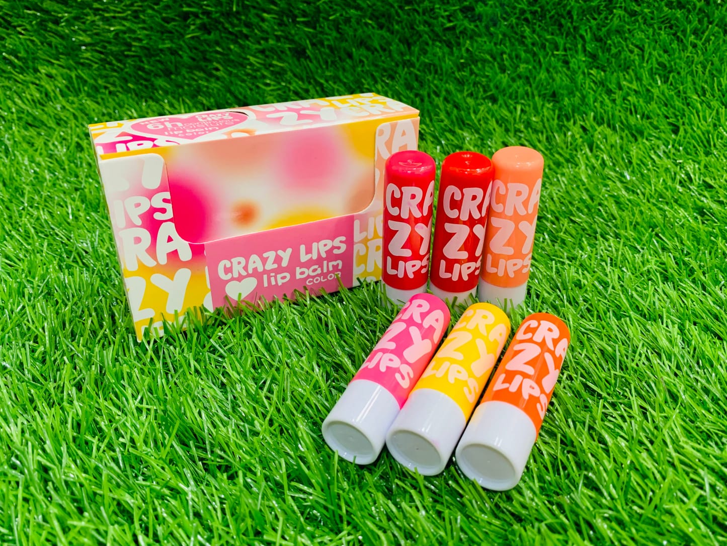 Pack of 3 Crazy Tinted Lip Balm
