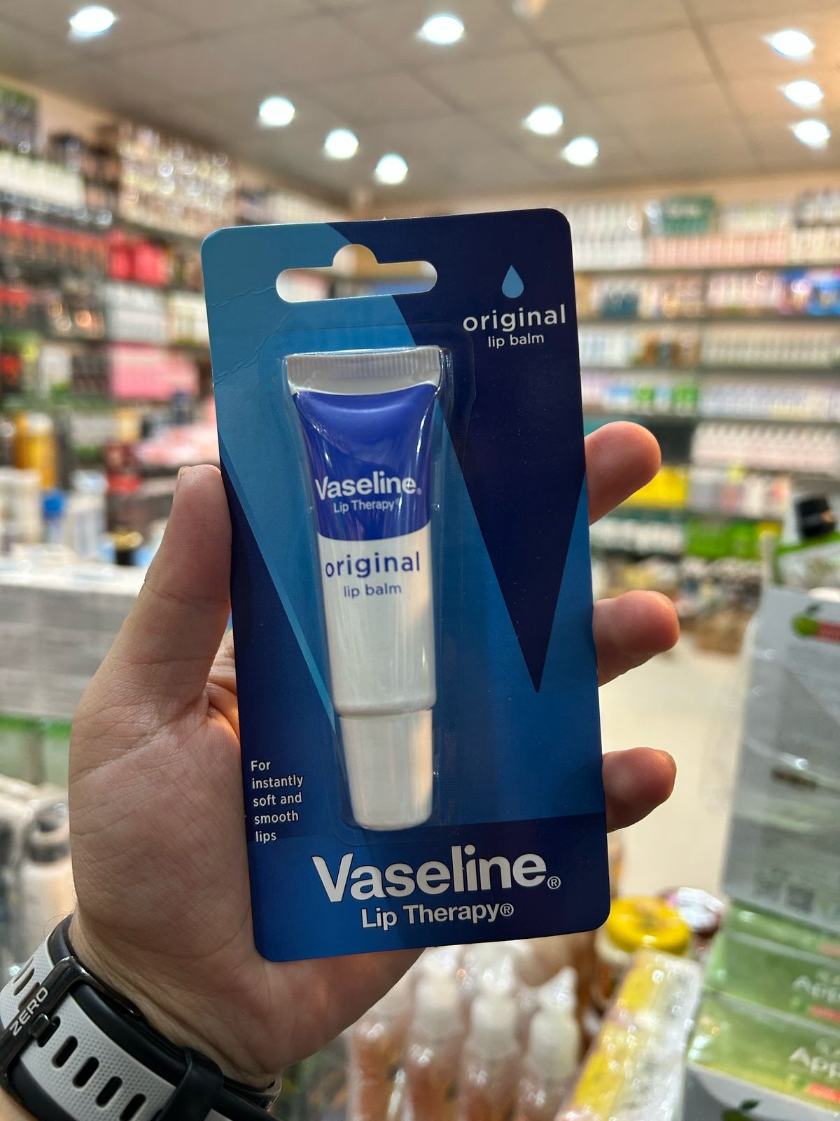 Vaseline Lip Balm – 10g Moisturizing Care for Soft, Smooth Lips