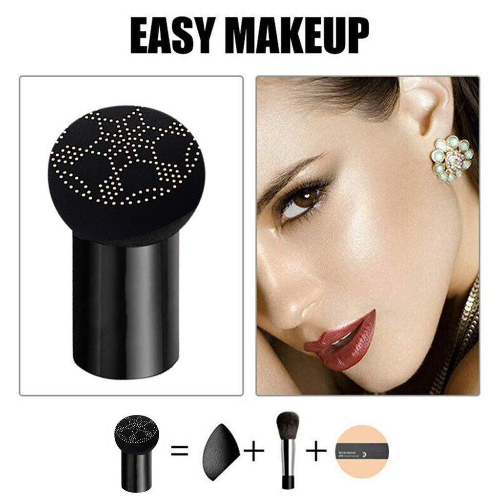 SUNISA Mushroom Head Air Cushion Foundation – Waterproof BB/CC Cream with Sponge