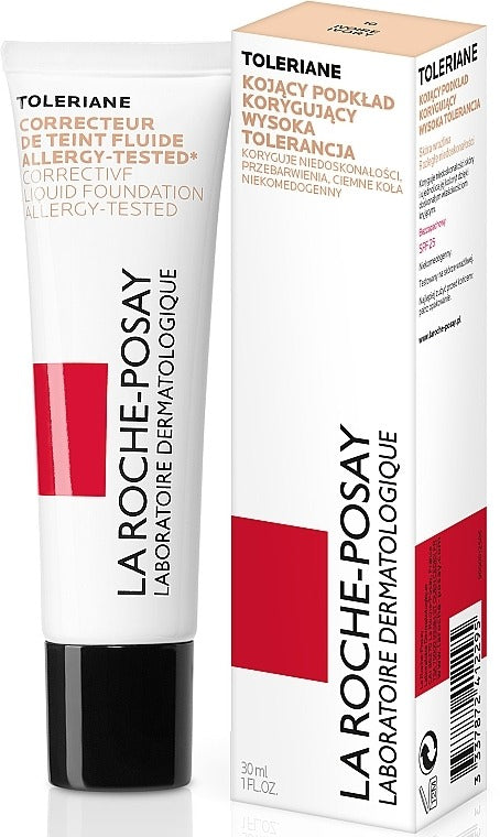 La Roche-Posay Toleriane Corrective Liquid Foundation SPF 25 30ml – Shade: Ivory