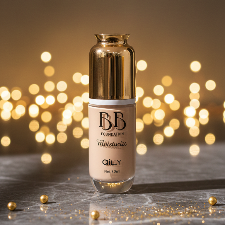 Aily BB Foundation – Hydrating Liquid Base, 50ml Natural Coverage
