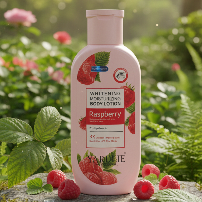 Yardlie Professional Raspberry Whitening & Moisturizing Body Lotion