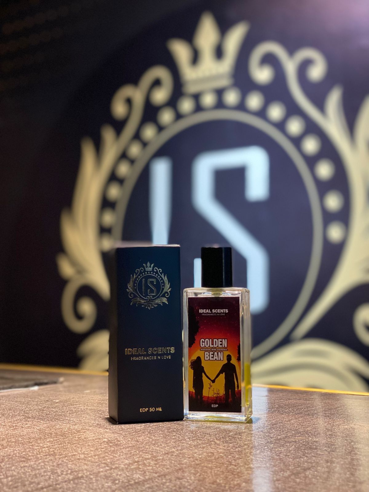 Golden Bean Perfume 50ml – Unisex, Long-Lasting