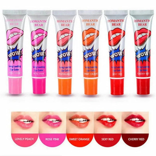 Pack Of 6 High Pigmented Lip Gloss Lipstick
