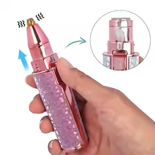 YESX HX-201 2-in-1 Eyebrow & Facial Hair Trimmer – Portable Battery Tool