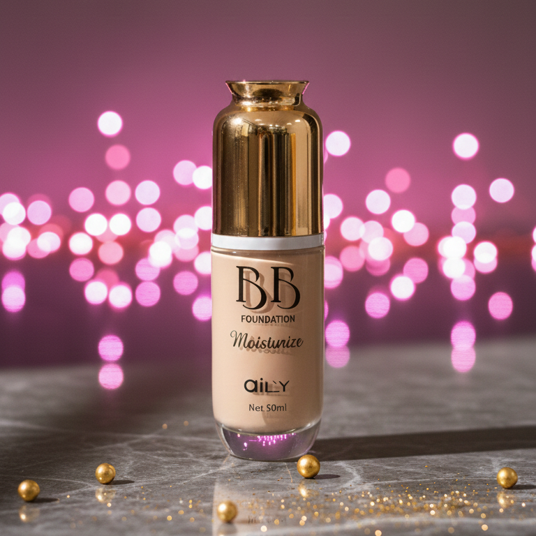 Aily BB Foundation – Hydrating Liquid Base, 50ml Natural Coverage
