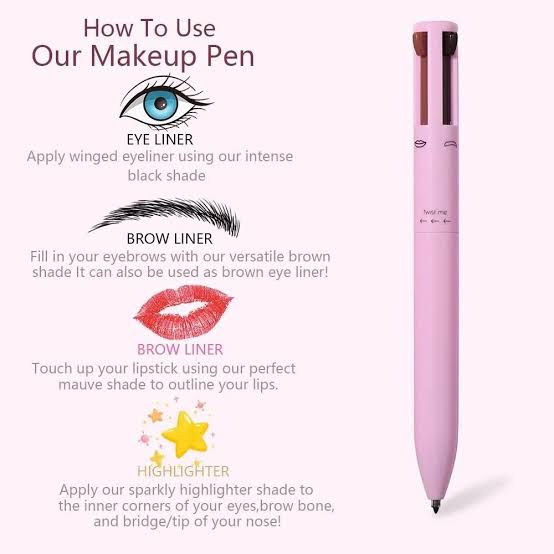 Eye ShadowLiner Combination 4 In 1 Makeup Pen