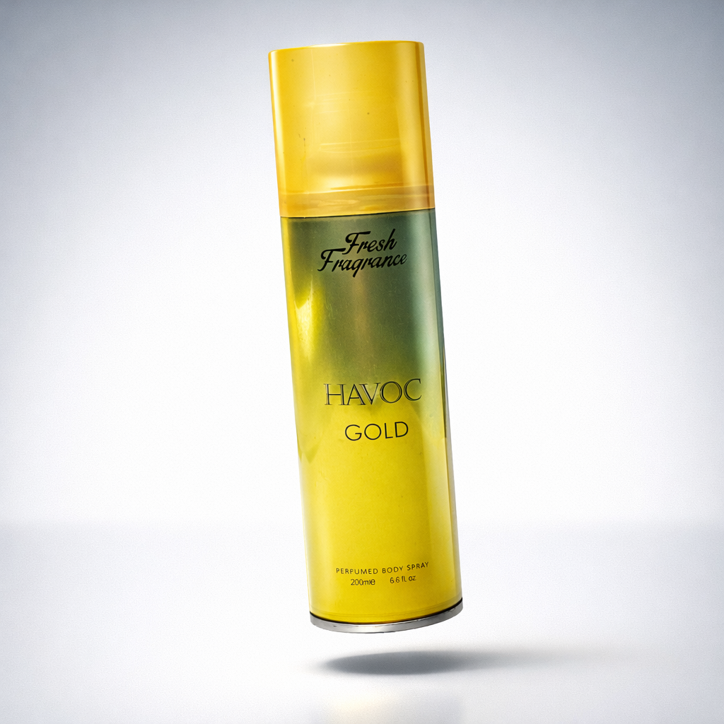 Havoc Gold Fresh Fragrance Perfumed Body Spray 200ml