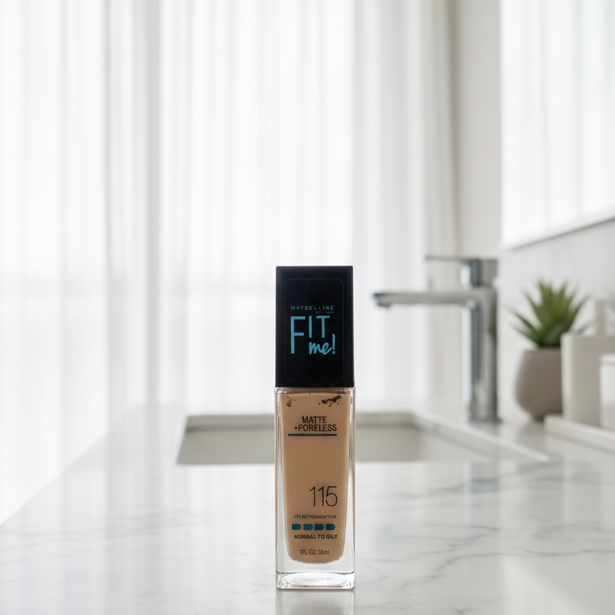 Fit Me Matte And Poreless Liquid Foundation 115 Ivory - 30ML
