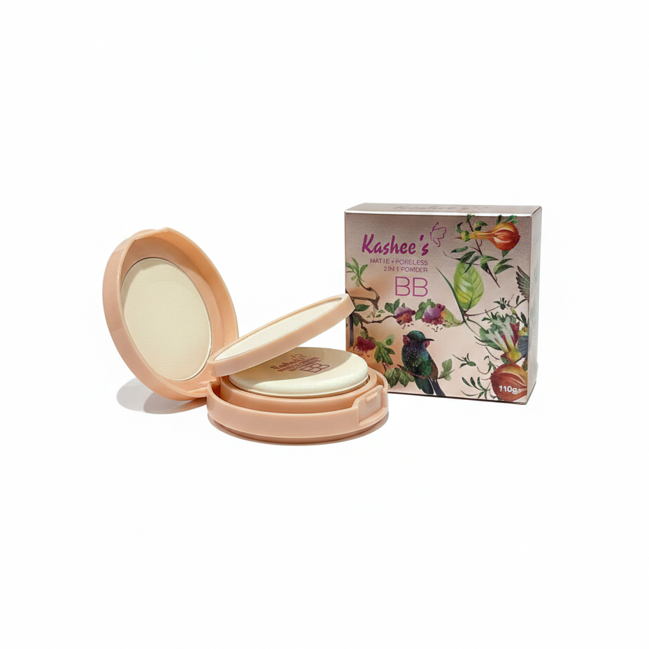 Kashees 2 In 1 Face Powder 110g – Dual Coverage Foundation
