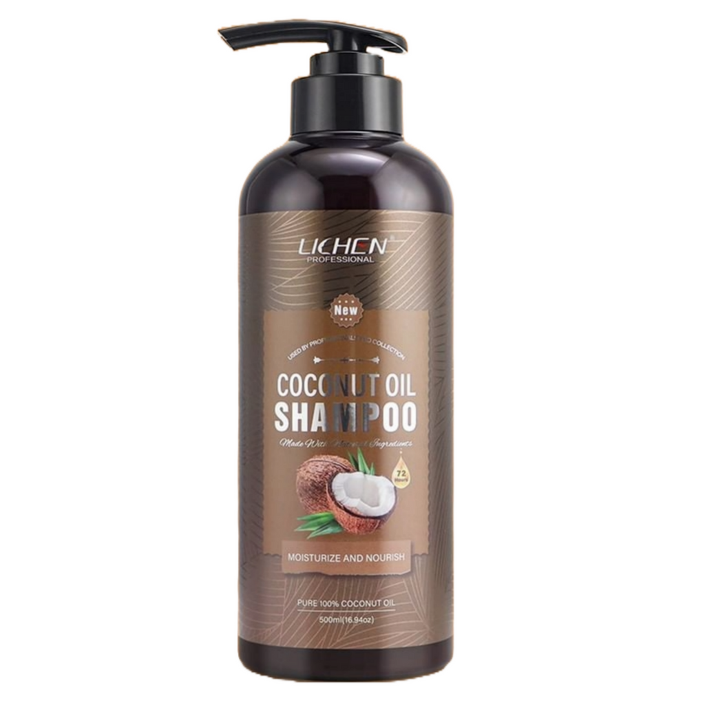 Lichen Hair Shampoo - Lichen Coconut Oil Shampoo, Sulfate Free, Paraben Free, Silicone Free, Color Safe, and Vegan Hair Shampoo - 500 ml